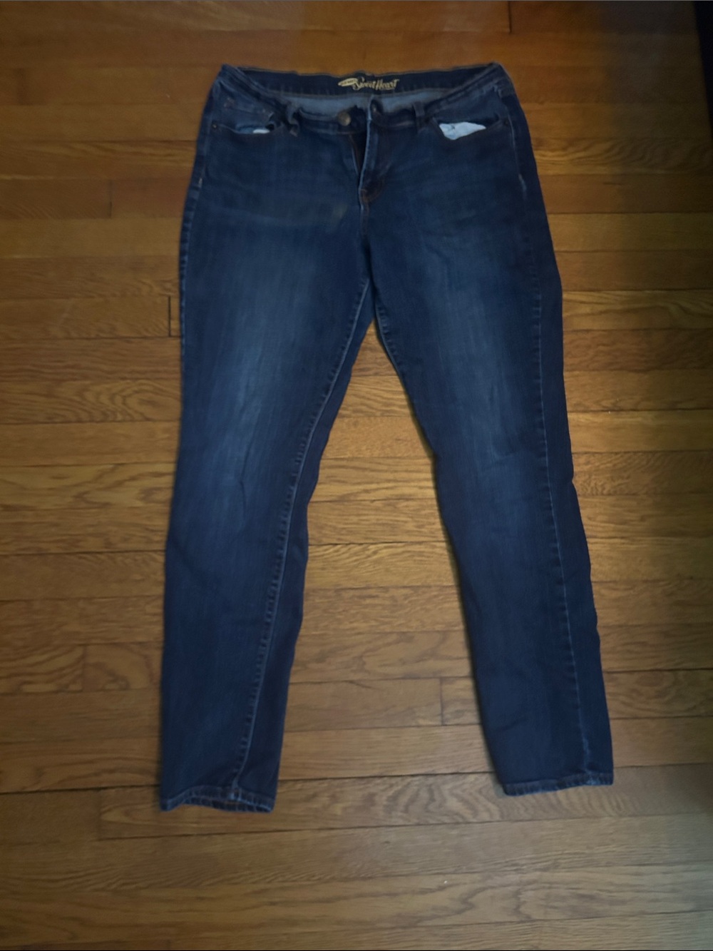 Old Navy Sweetheart Women’s Dark Blue Stretch Slim Jeans Size 10